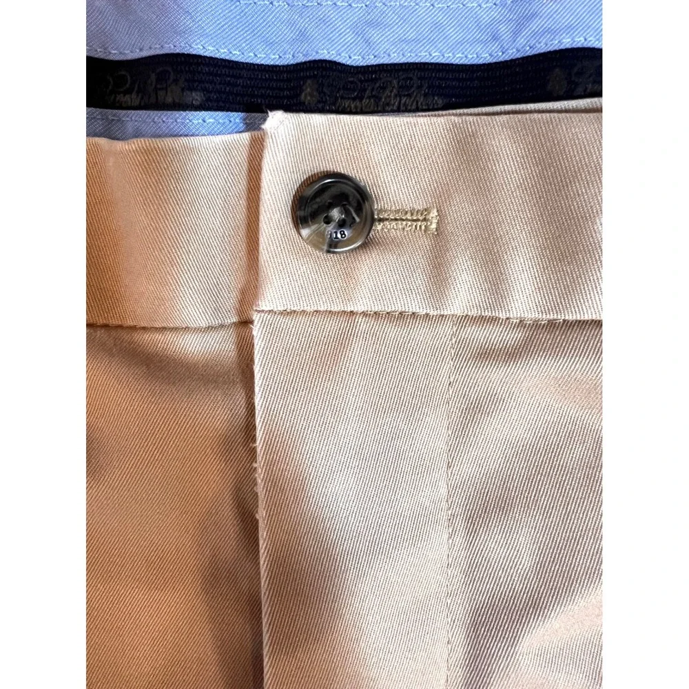 Brooks Brothers Hudson Lightweight‎ Advantage Chino Khaki Pants Mens 38x32 Tan